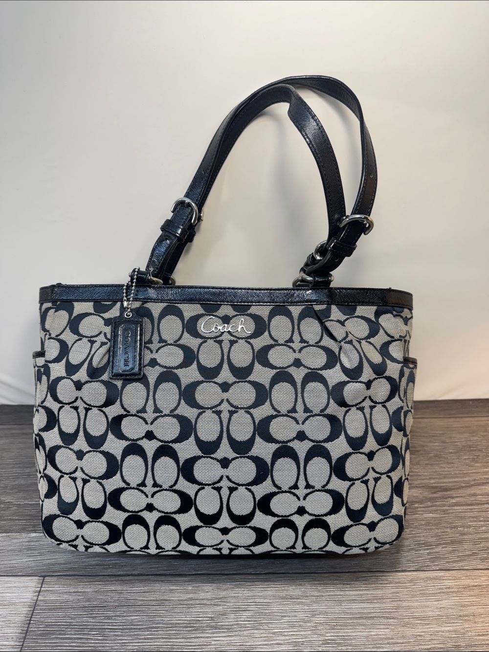 Coach canvas Signature Tote Bag # f17726